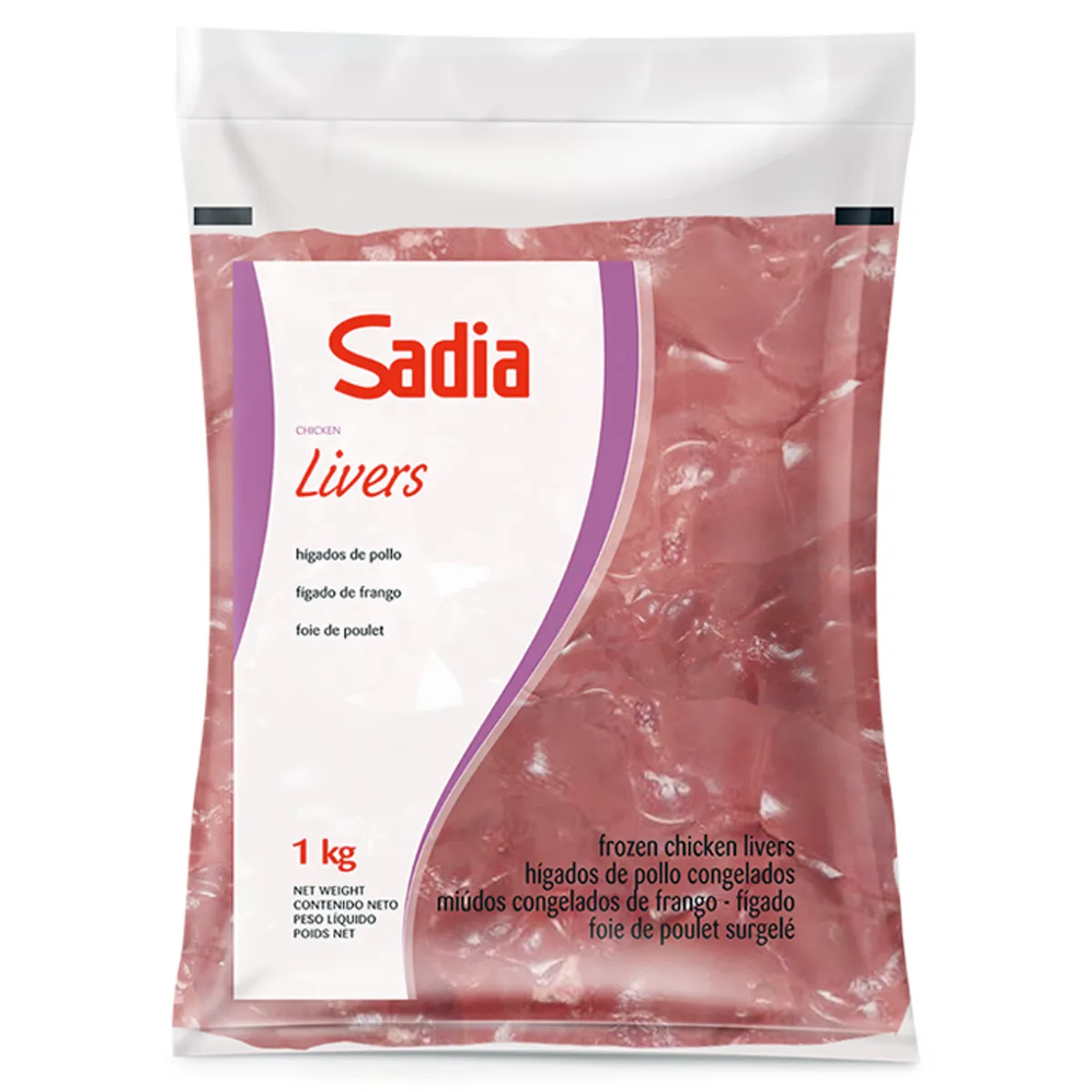Hígado de pollo, 1 kg, Sadia.