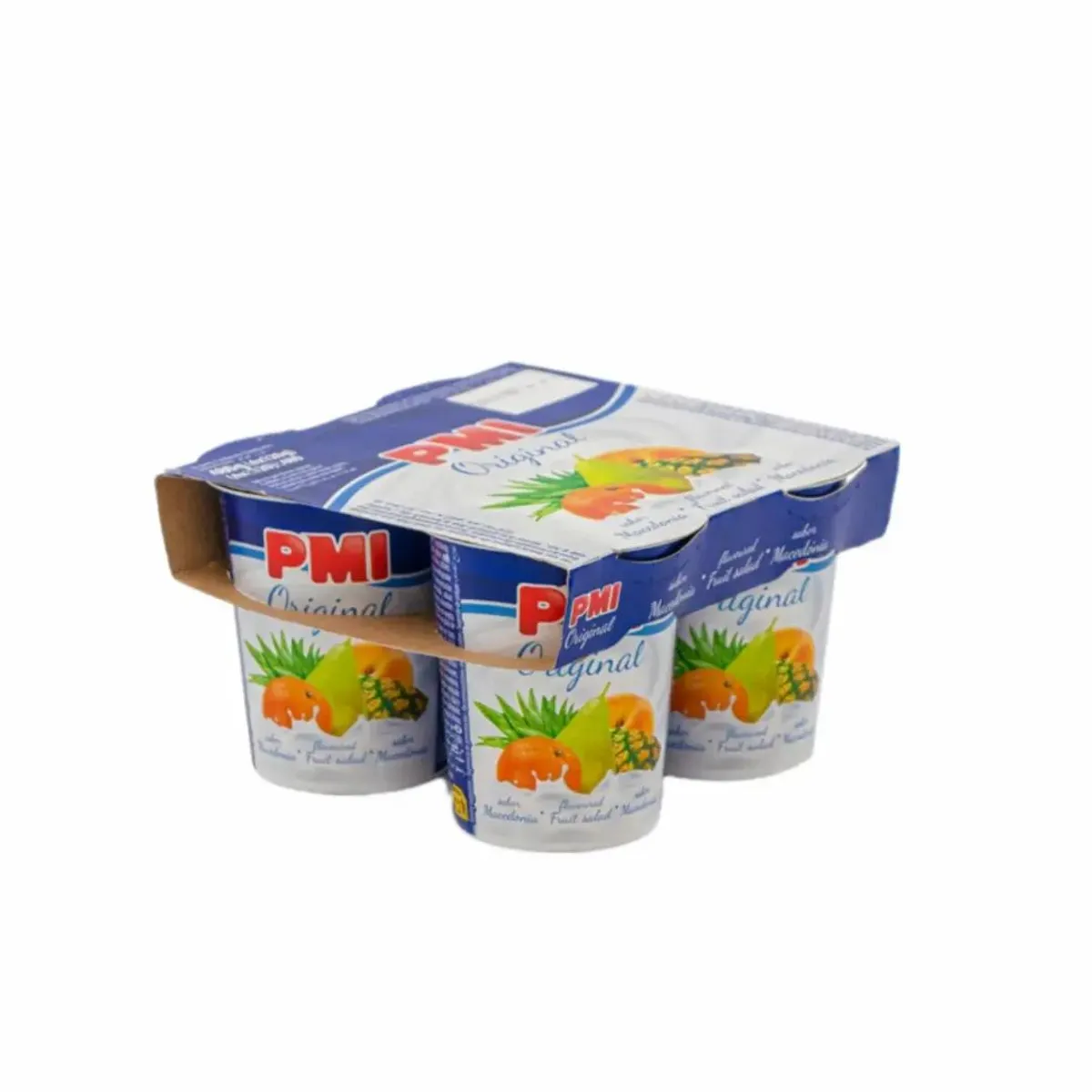 Pack yogurt, sabor macedonia (4 x 120 g) PMI