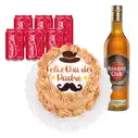 Ron, cake y refresco para Papá