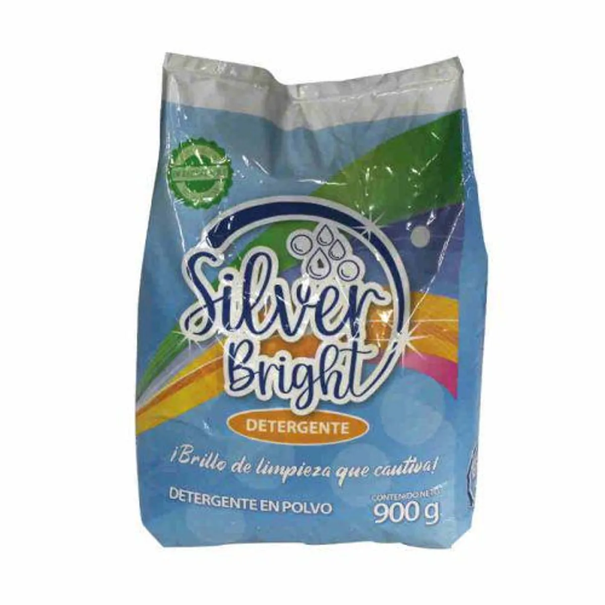 Detergente en polvo, 900 g, Silver Bright
