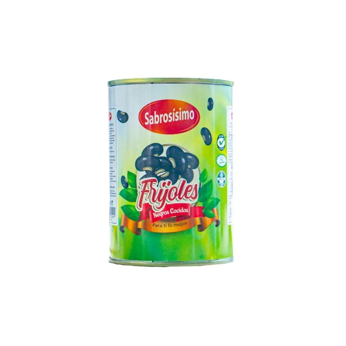 Frijoles negros horneados en lata, 400 g, Sabrosisimo