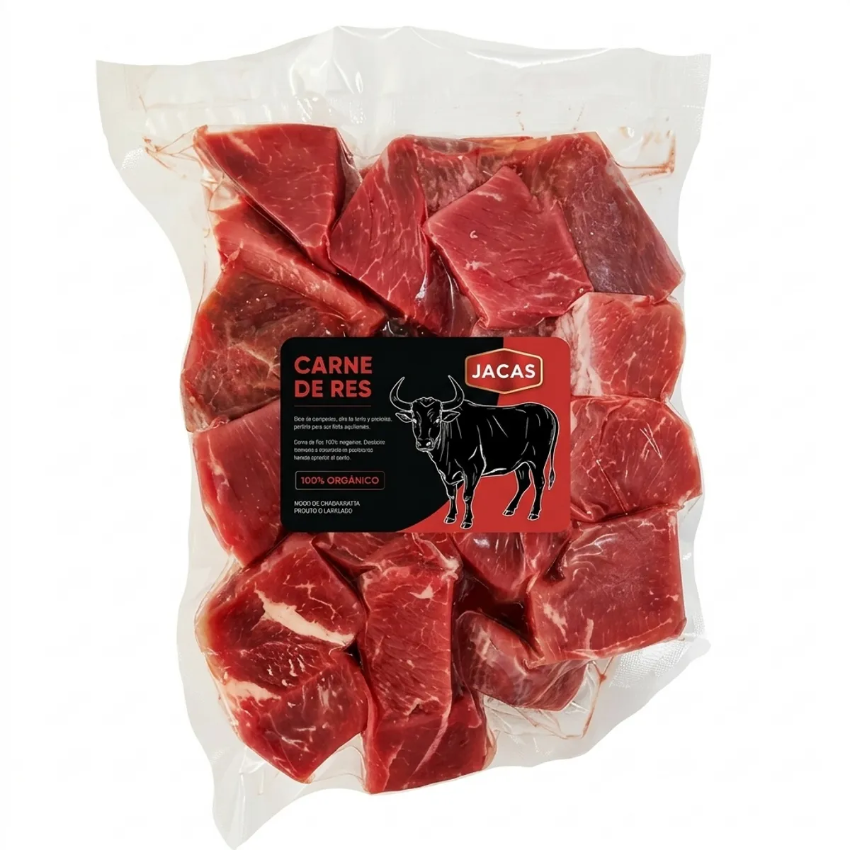 Carne de res troceada, 1 kg, Jacas