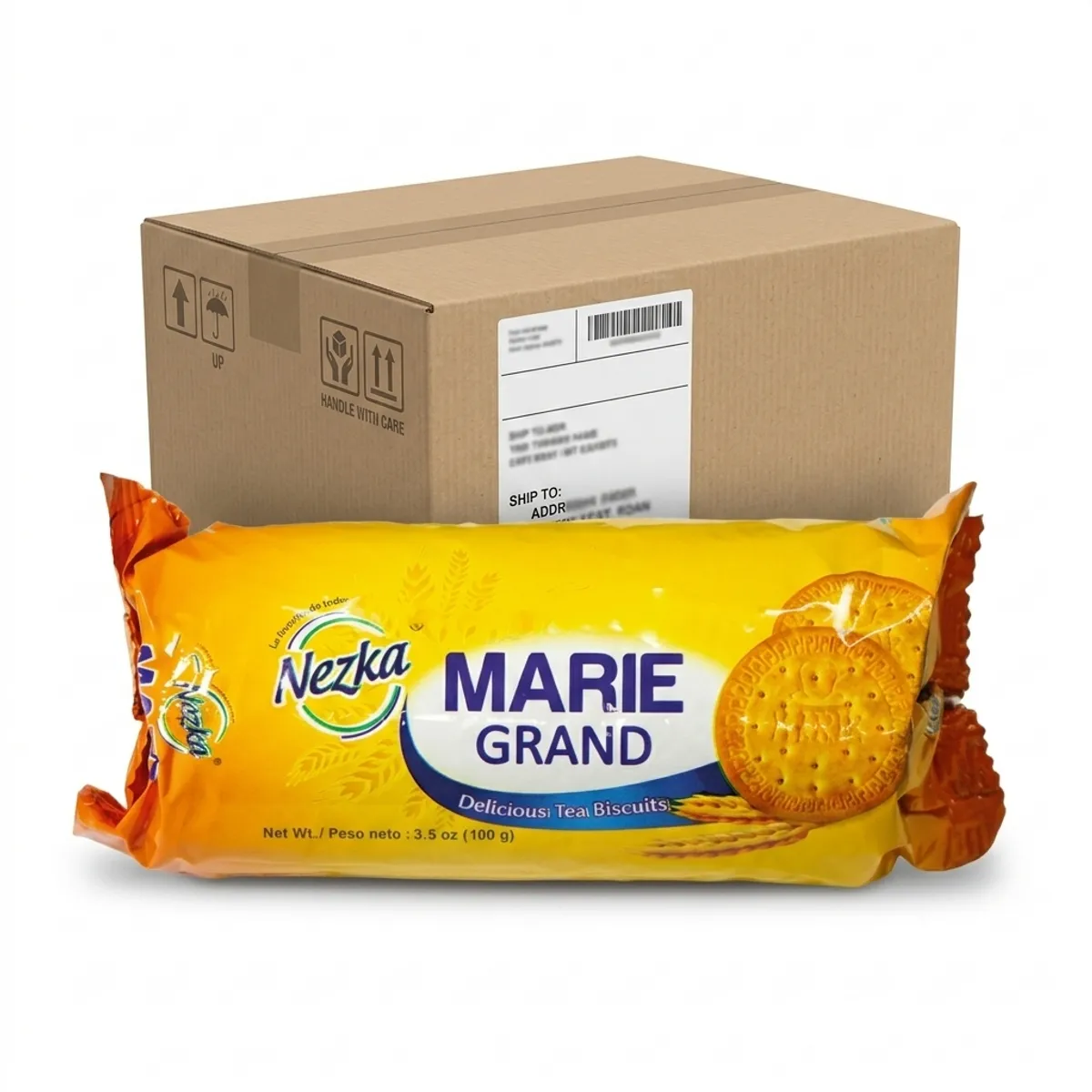 Caja de galletas María (24 x 100 g) Nezka