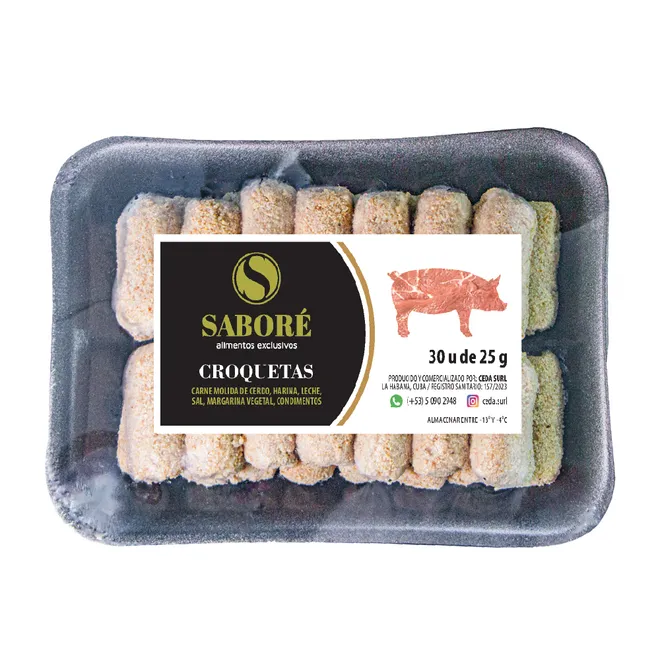 Croquetas de cerdo (30 x 25 g)