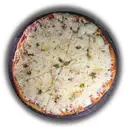 Pizza con queso