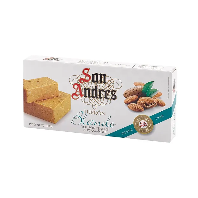 Turrón blando suprema, 150 g, San Andrés