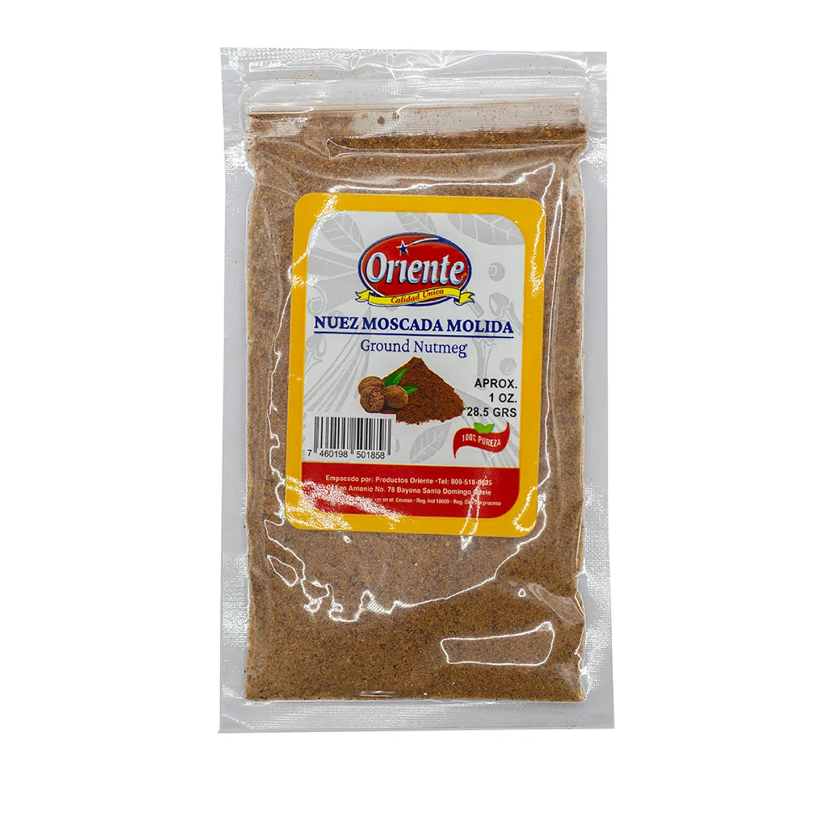 Nuez moscada molida, 28.5 g, Oriente
