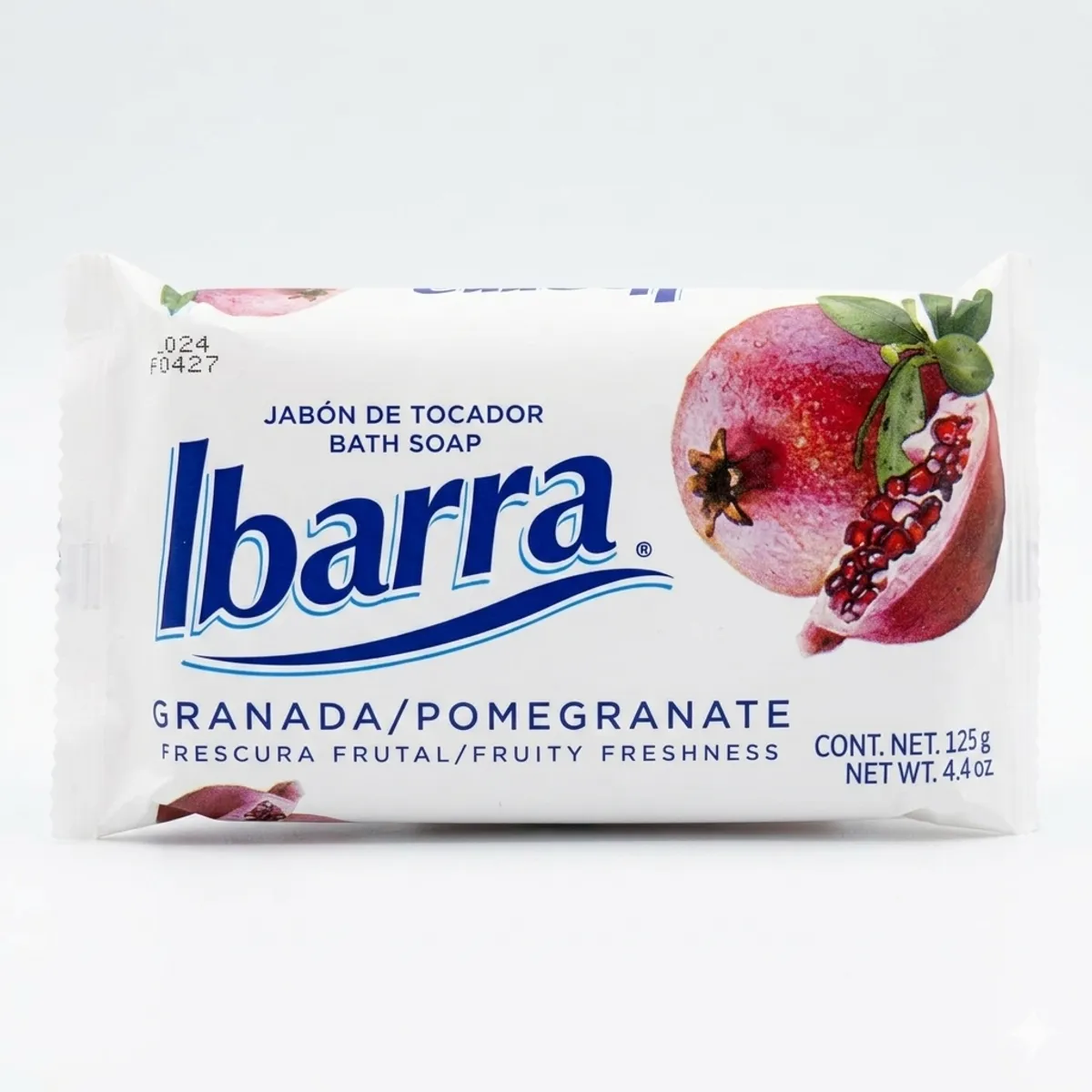 Jabón de tocador, Granada, 125 g, Ibarra
