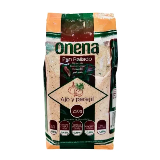 Pan rallado con ajo y perejil, 250 g, Onena