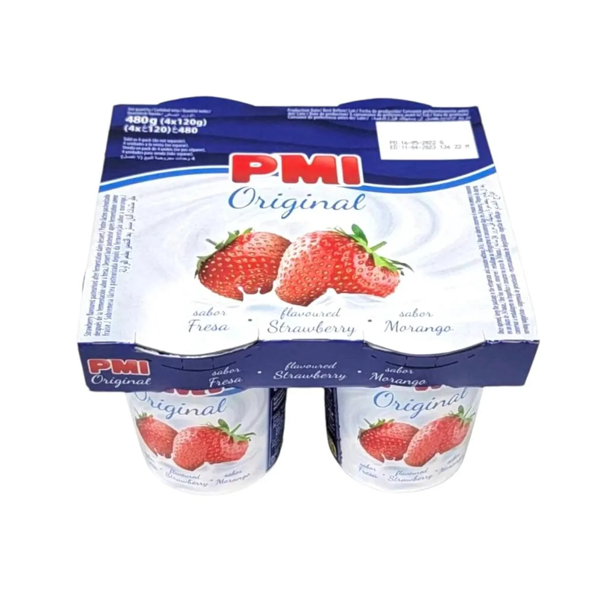Pack Yogurt PMI, sabor Fresa (4 x 120g)