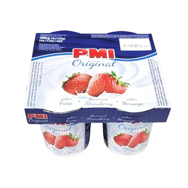 Pack Yogurt PMI, sabor Fresa (4 x 120g)