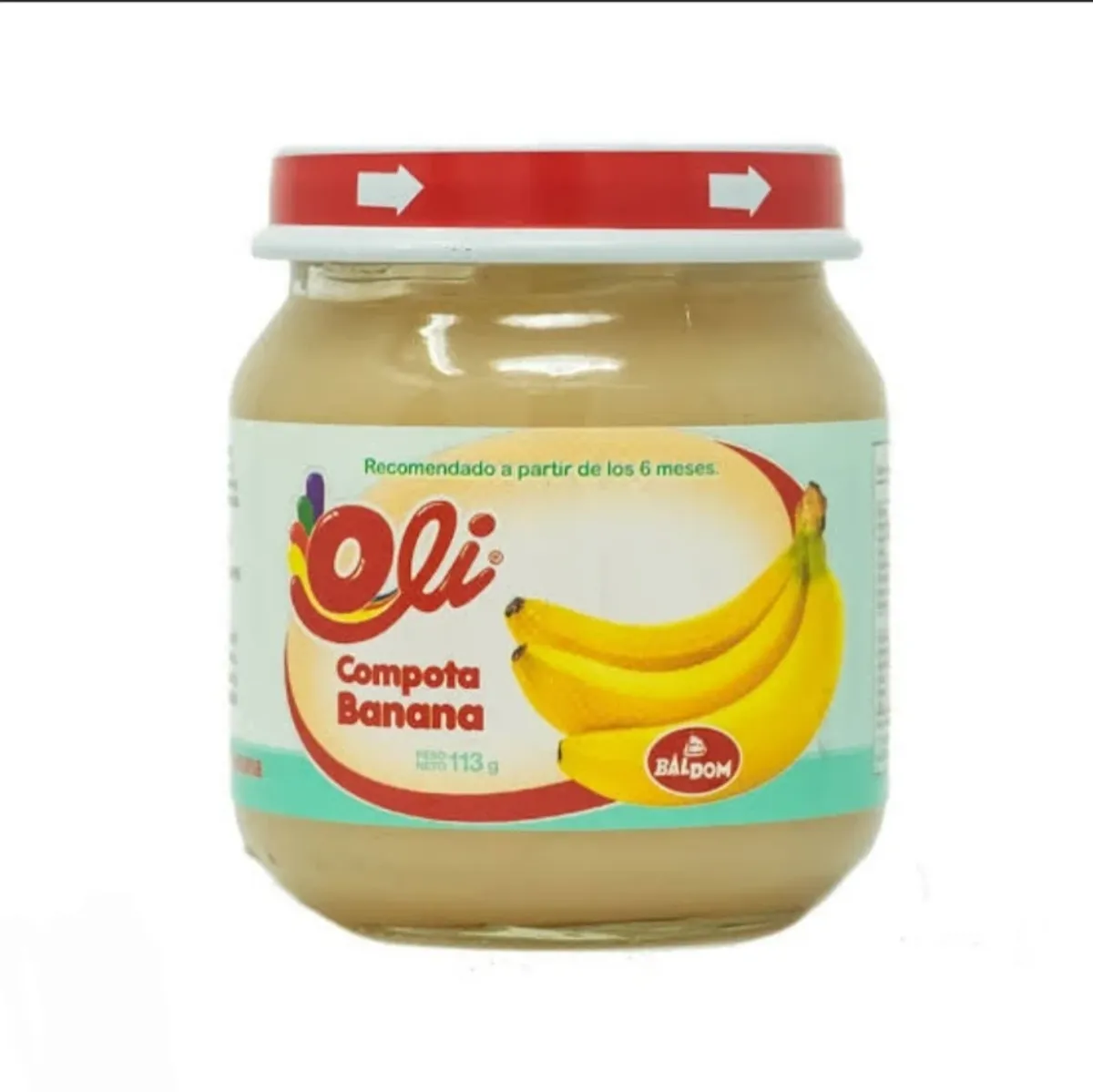 Compota de platanito, 113 g, Oli