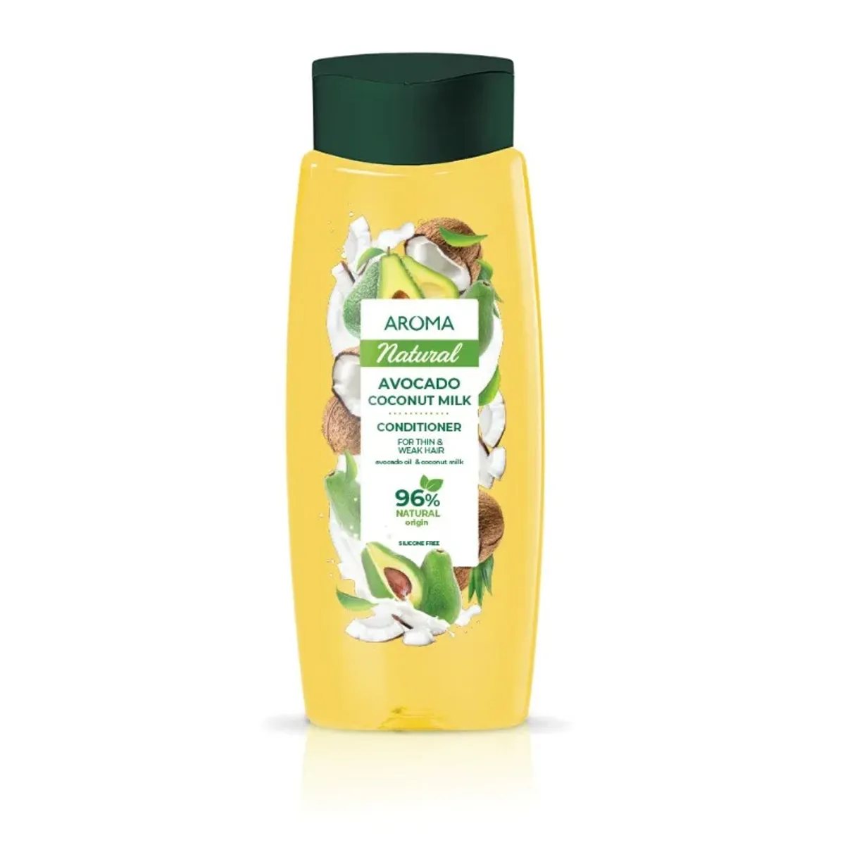 Acondicionador con aguacate y leche de coco, 400 ml, Aroma Natural