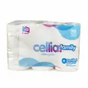 Papel higiénico family, 12 u, Cellia