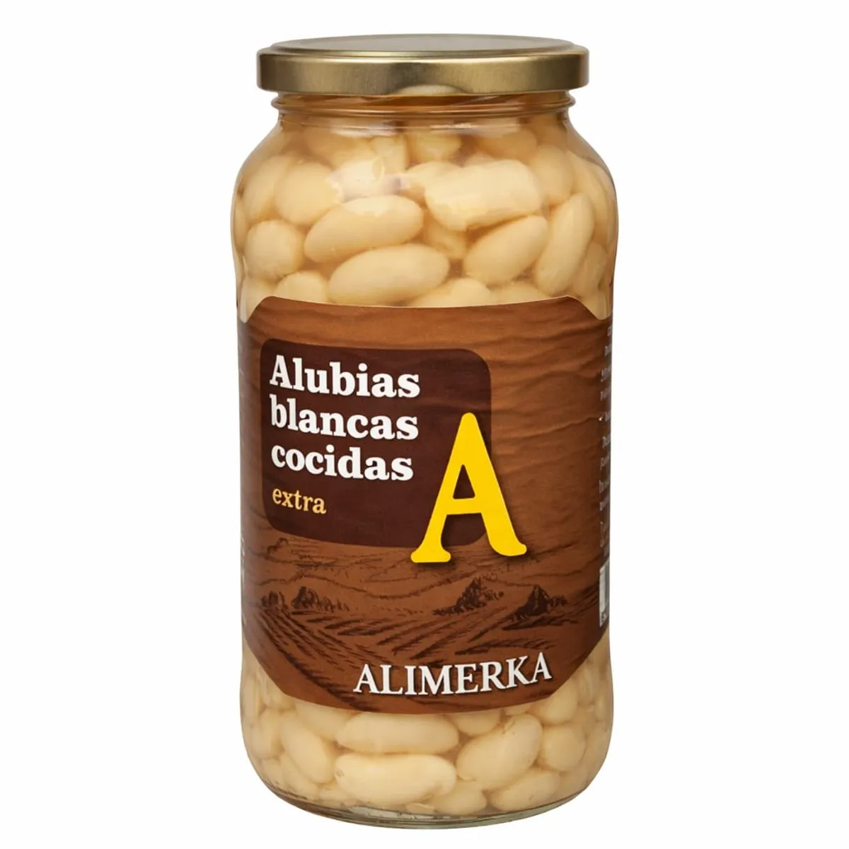 Alubia cocida, 570 g, Alimerka