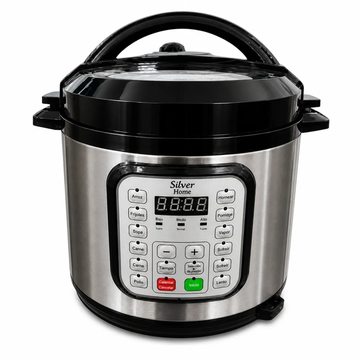 Olla Reina con teclado digital, 6 L, Silver Home