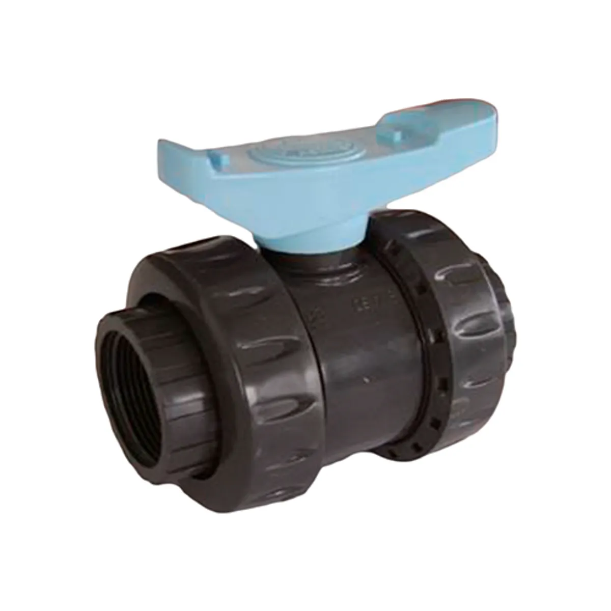 Llave de paso de esfera, PVC, Roscada, diámetro 1" H-H, Adequa