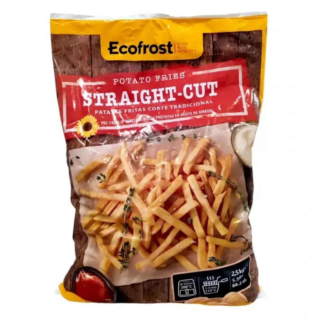 Papas prefritas, 1 kg