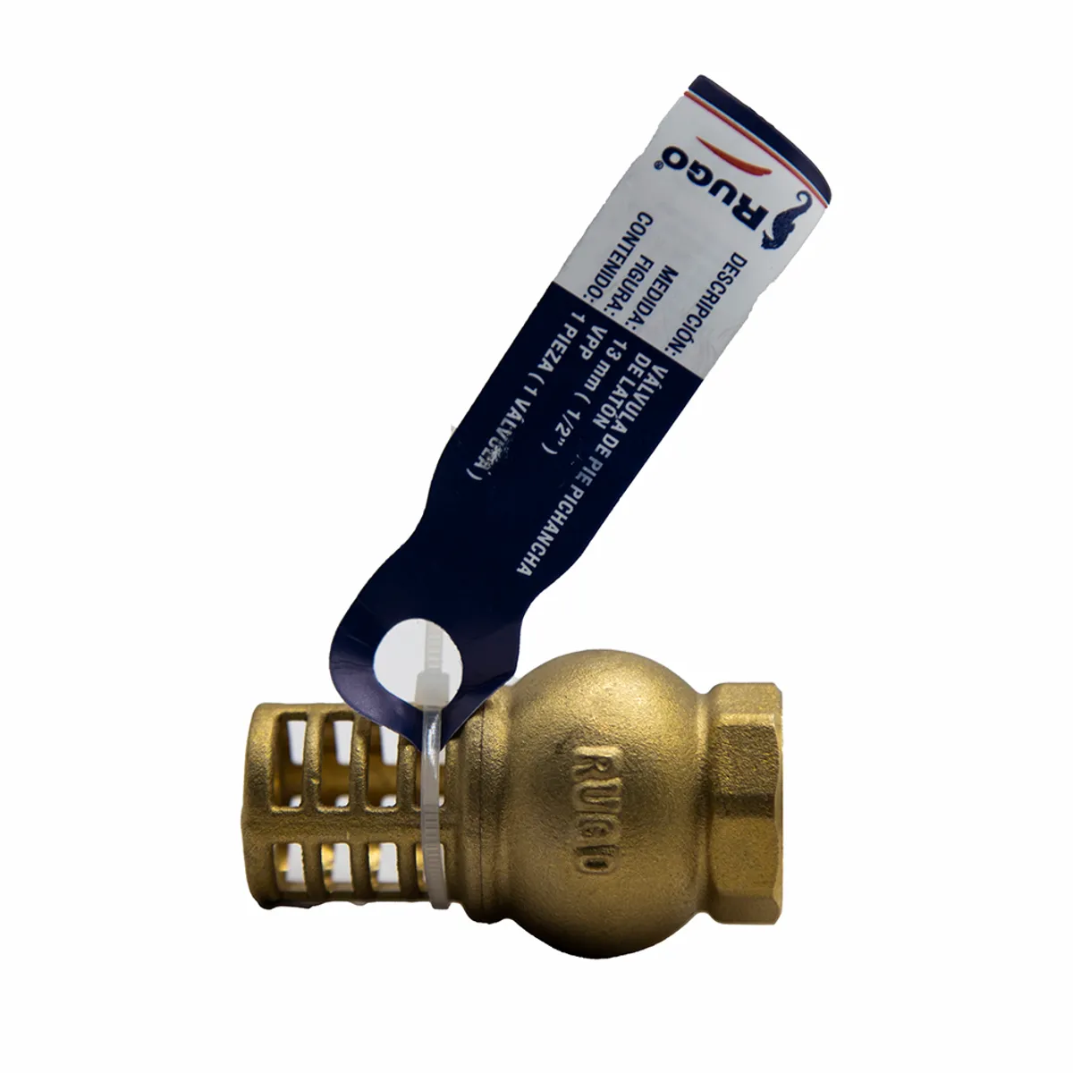 Válvula de pie pichancha 13 mm, Rugo
