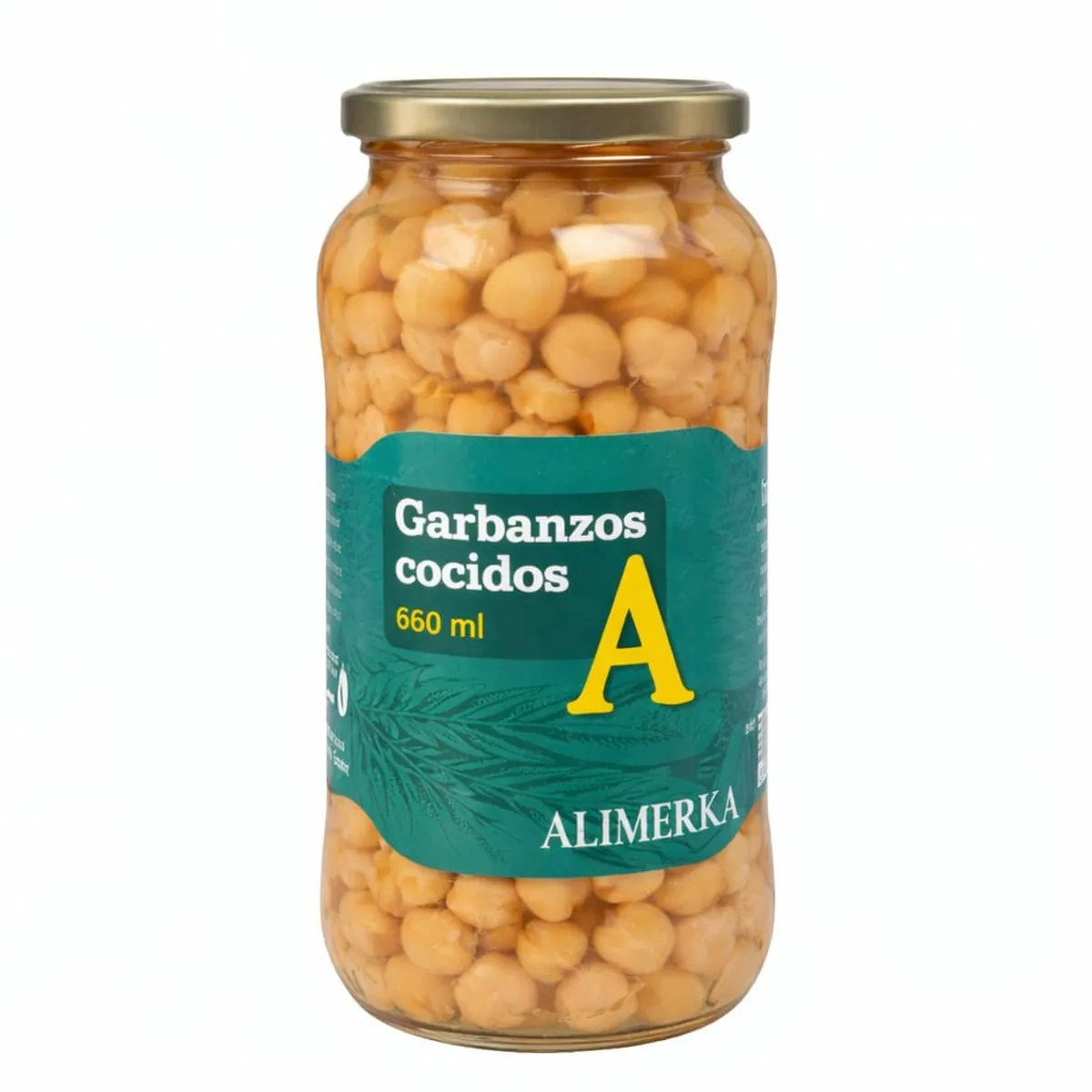 Garbanzo cocido, 570 g, Alimerka