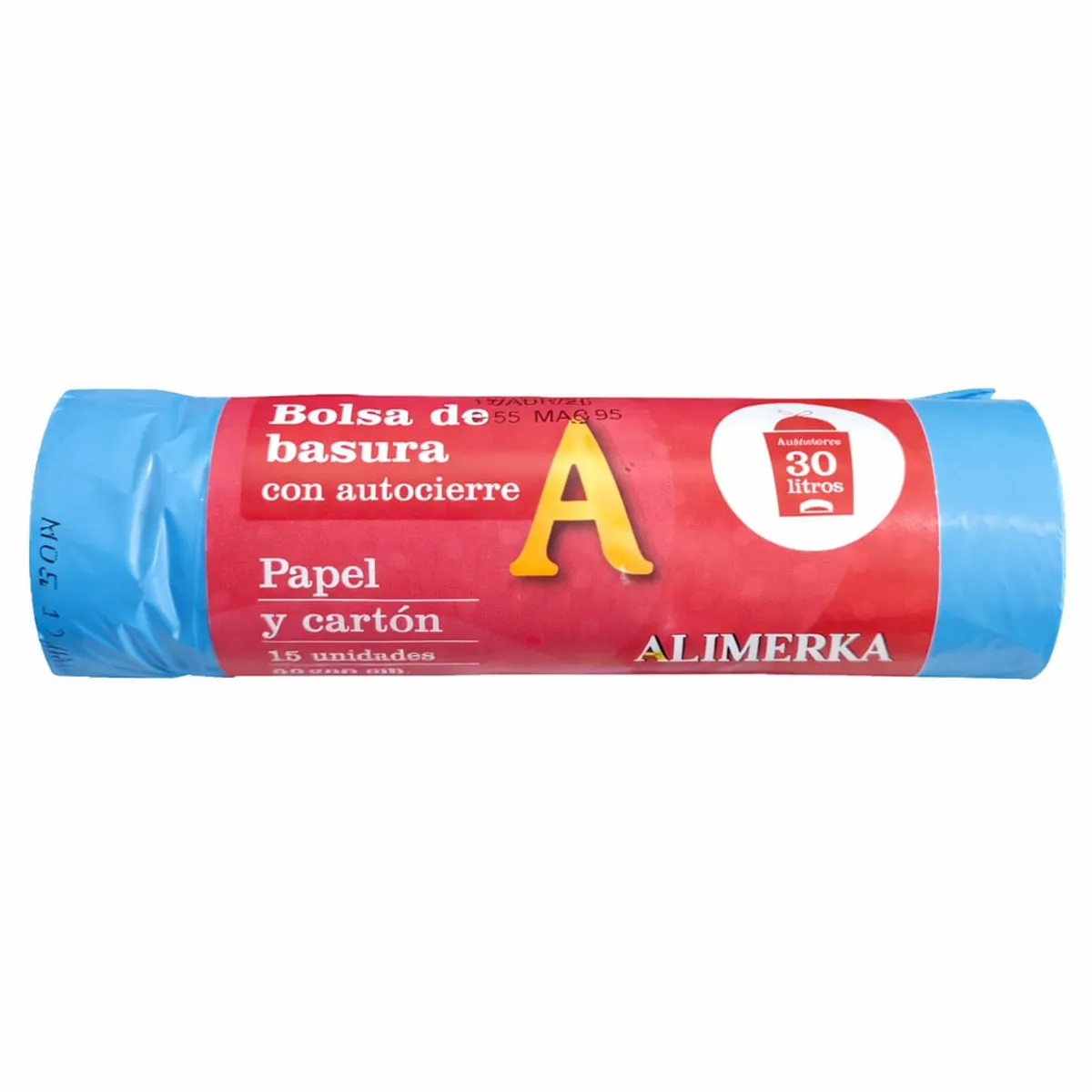 Pack de bolsas de basura, 30 L, 15 u, Alimerka