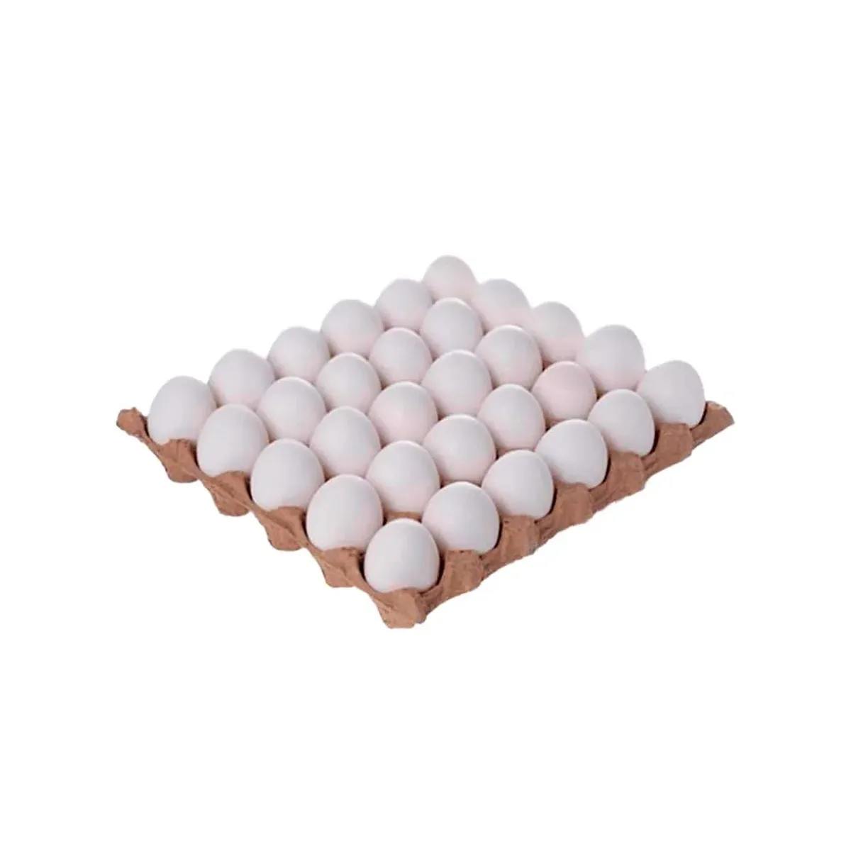 Cartón de huevos blancos o marrones, 30 unidades (Importado)