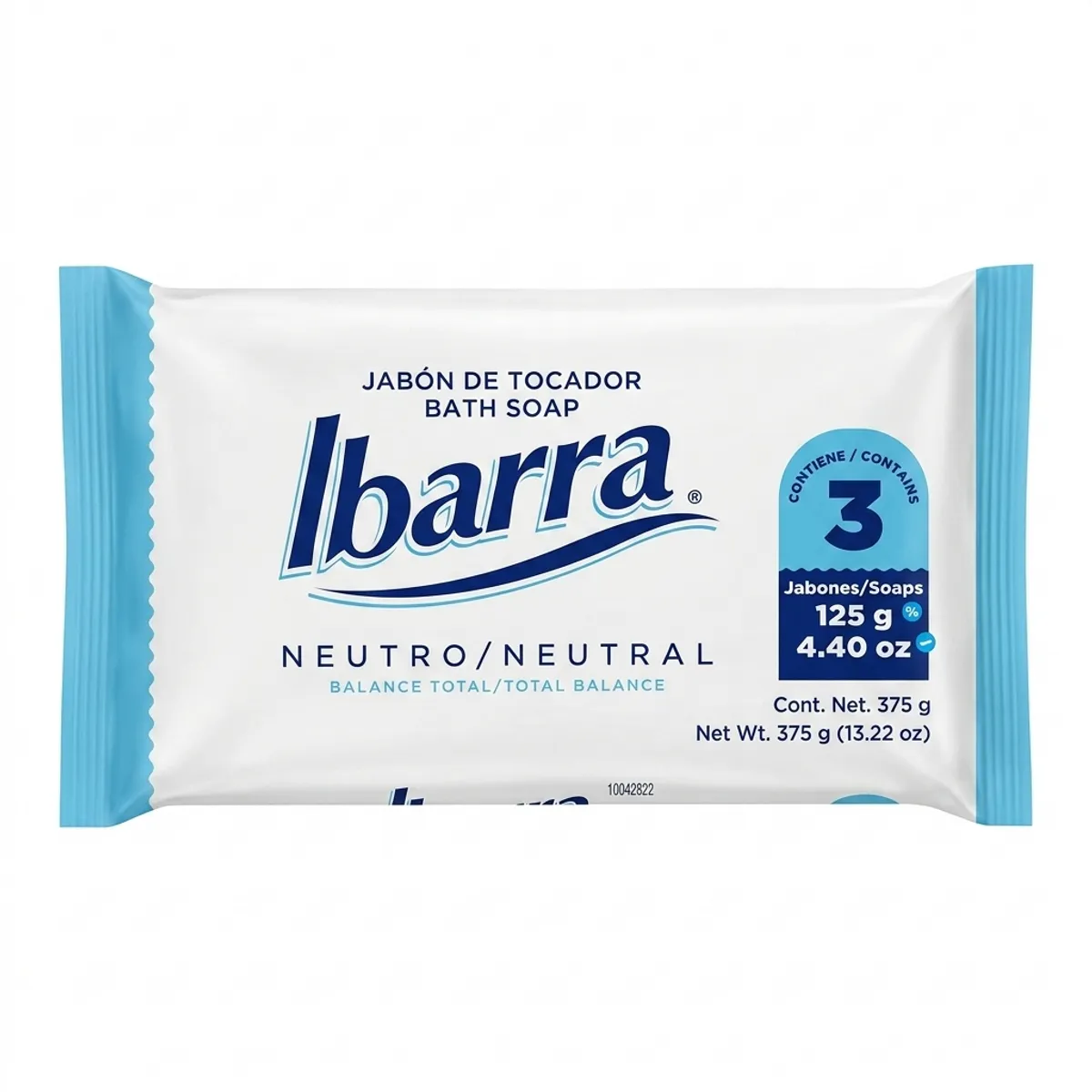 Set de jabones de tocador Neutro (3 x 125 g) Ibarra