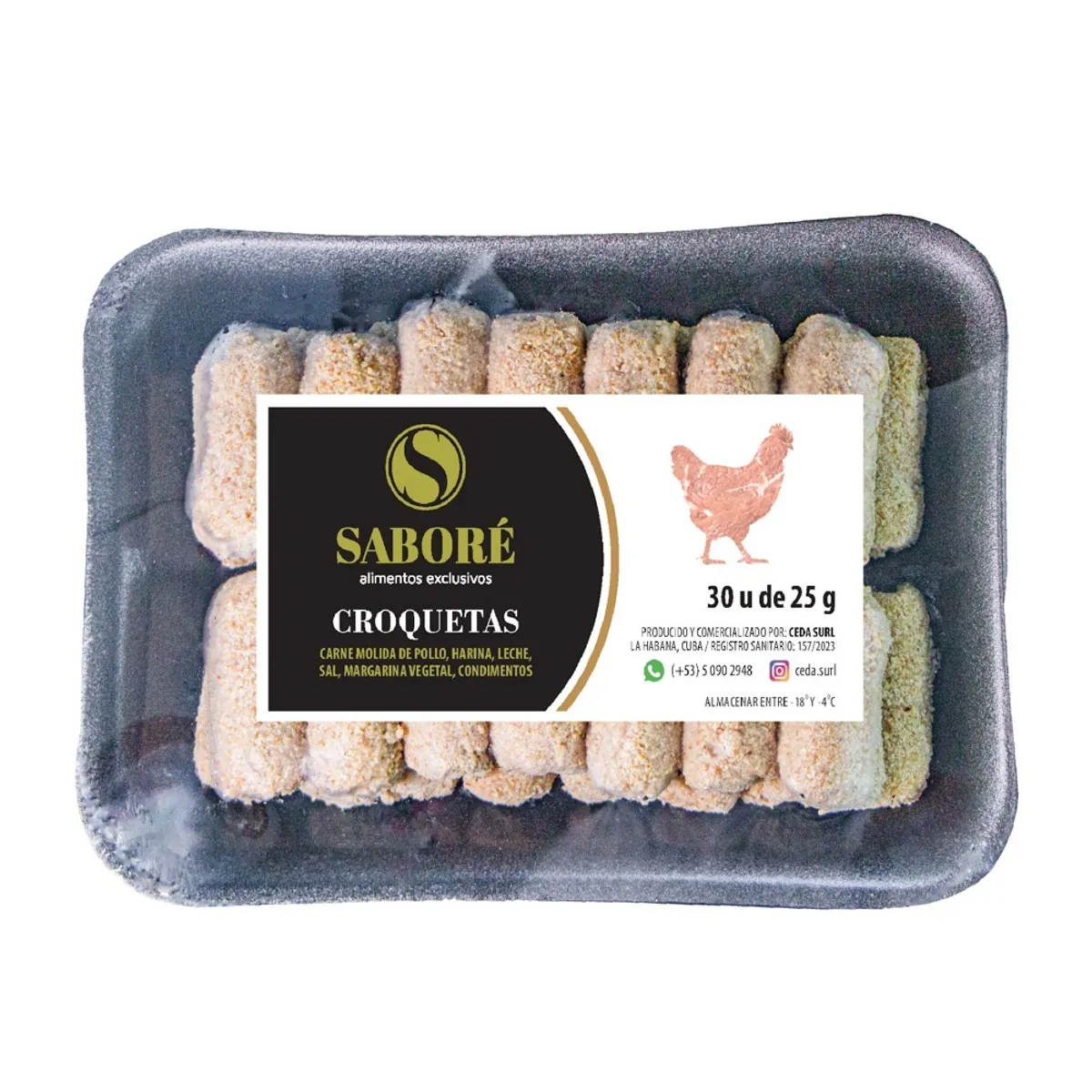 Croquetas de pollo (30 x 25 g)