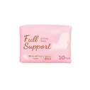 Toallas femeninas íntimas ultradelgadas con alas, 10 u, Full Support