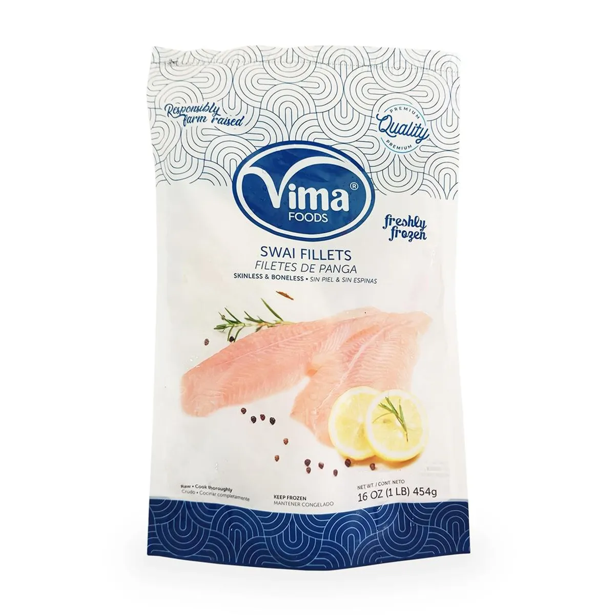 Filete de panga, 454 g, Vima