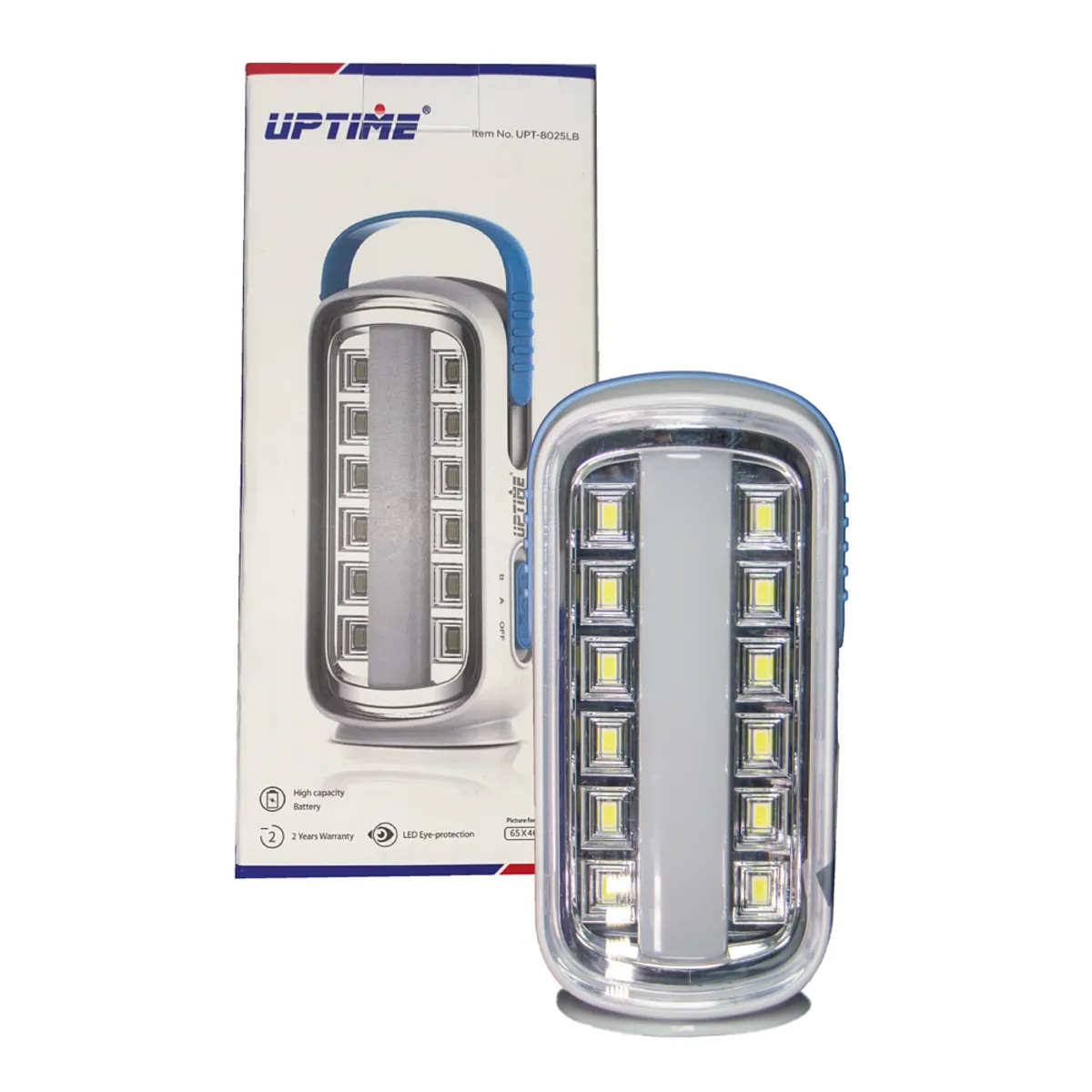 Lámpara Led recargable, 12 W, Uptime-8025 LB