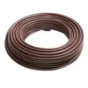 Cable eléctrico 12 AWG (4 mm2) color marrón, rollo de 50 m.