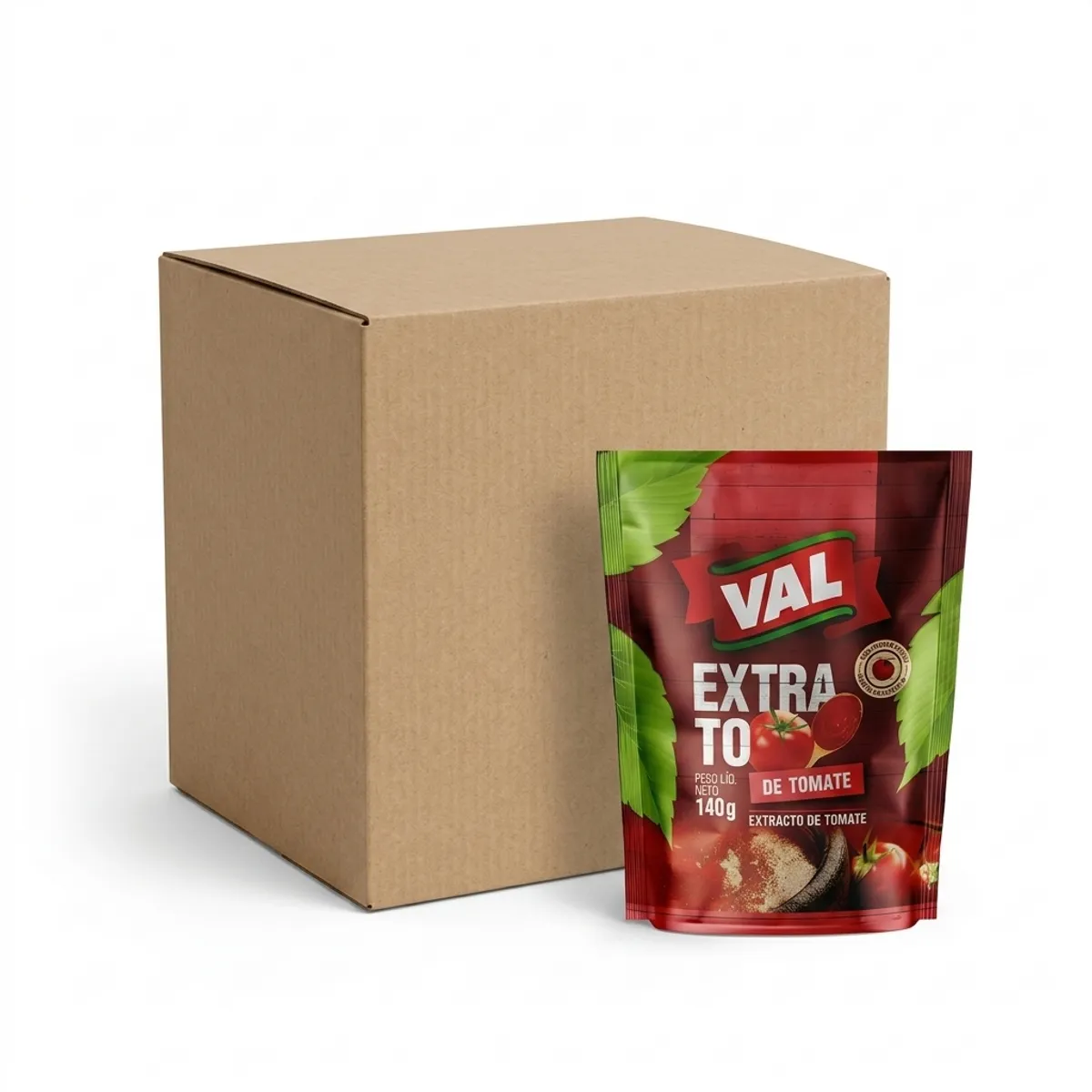 Caja de Puré de Tomate (48 x 140 g) VAL