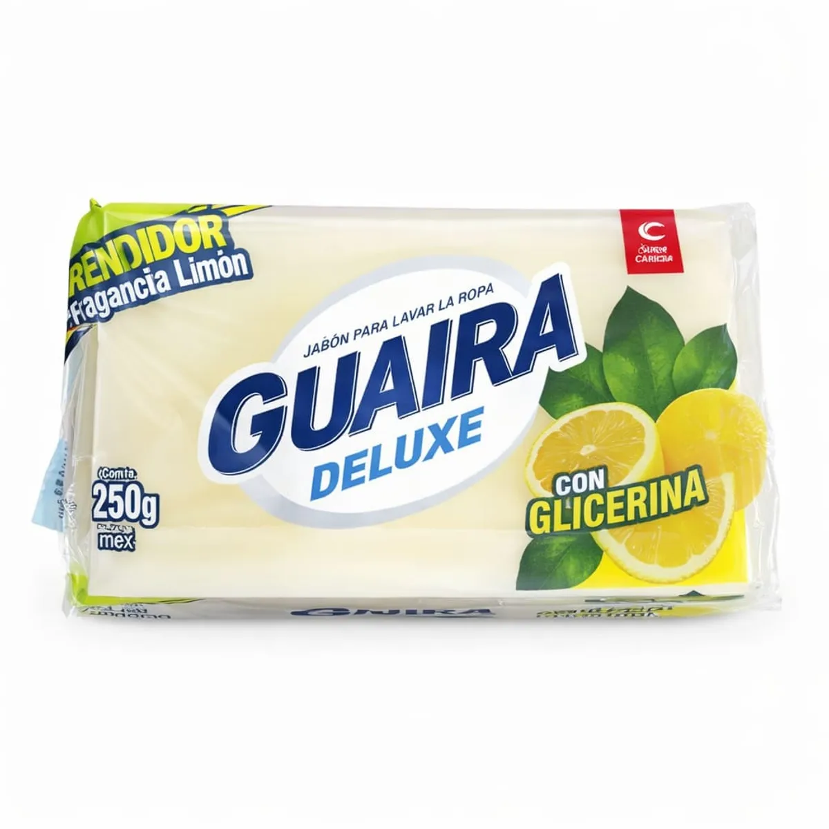 Jabón de lavar con glicerina, 250 g, Guaira