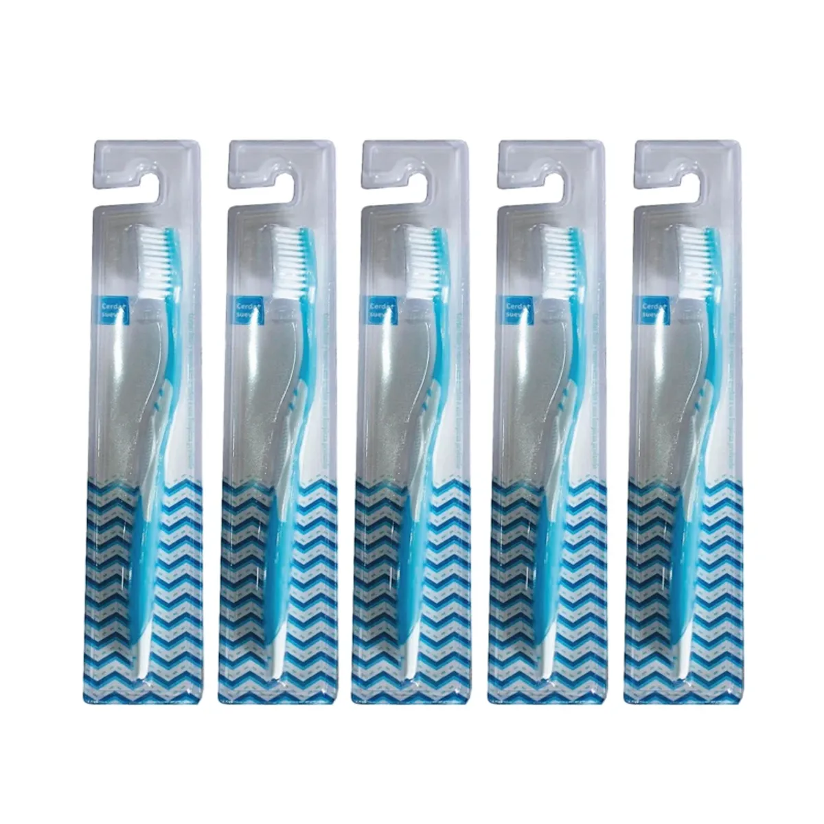 Cepillo dental para adultos, 5 u, Confortime