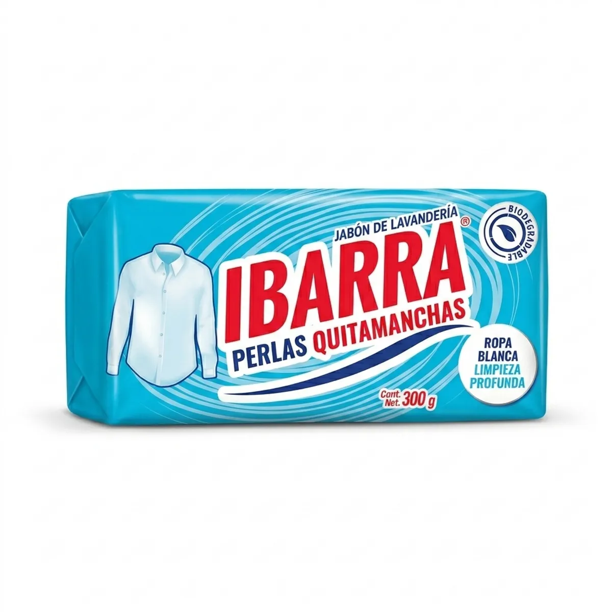 Jabón de lavar, Perlas Quitamanchas, 300 g, Ibarra