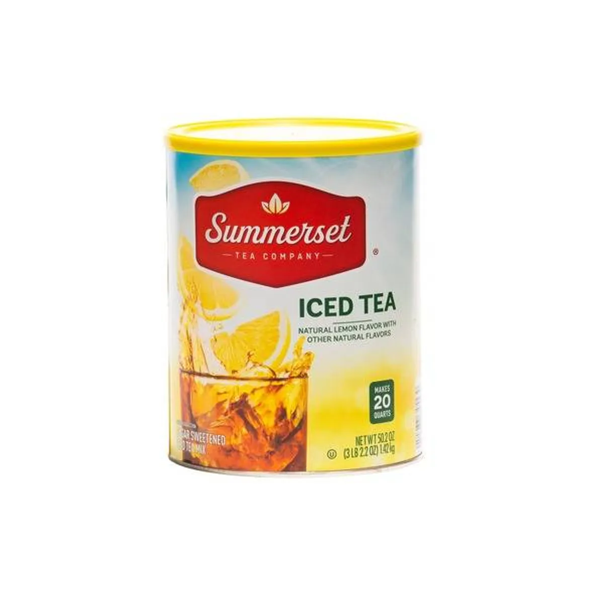 Té frío con sabor a limón, 50.02 oz/1.42 kg, Summerset