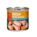 Salchicha de pollo tipo vienna enlatada, 130 g, Hargis House