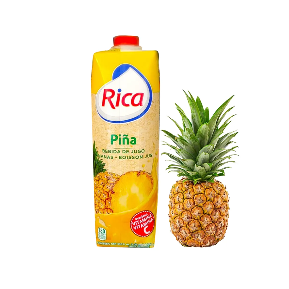 Jugo de piña, Rica, 1 L