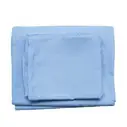 Juego de sábanas camero, color entero azul