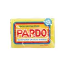 Jabón en barra amarillo, 300 g, Pardo