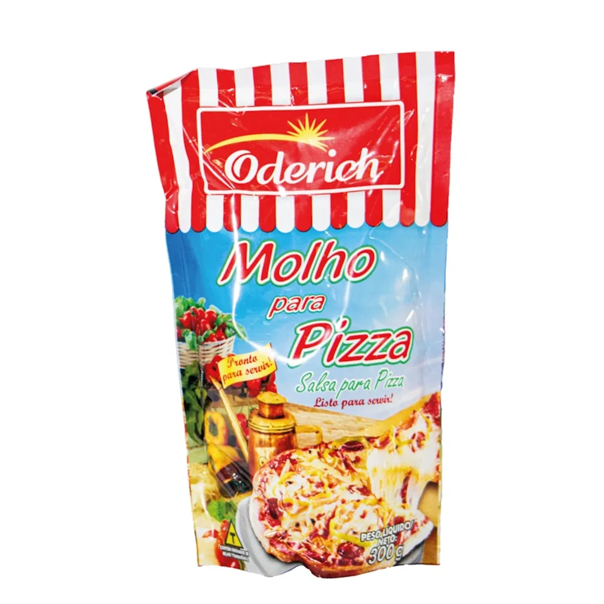 Salsa tradicional para Pizza, 300 g, Oderich