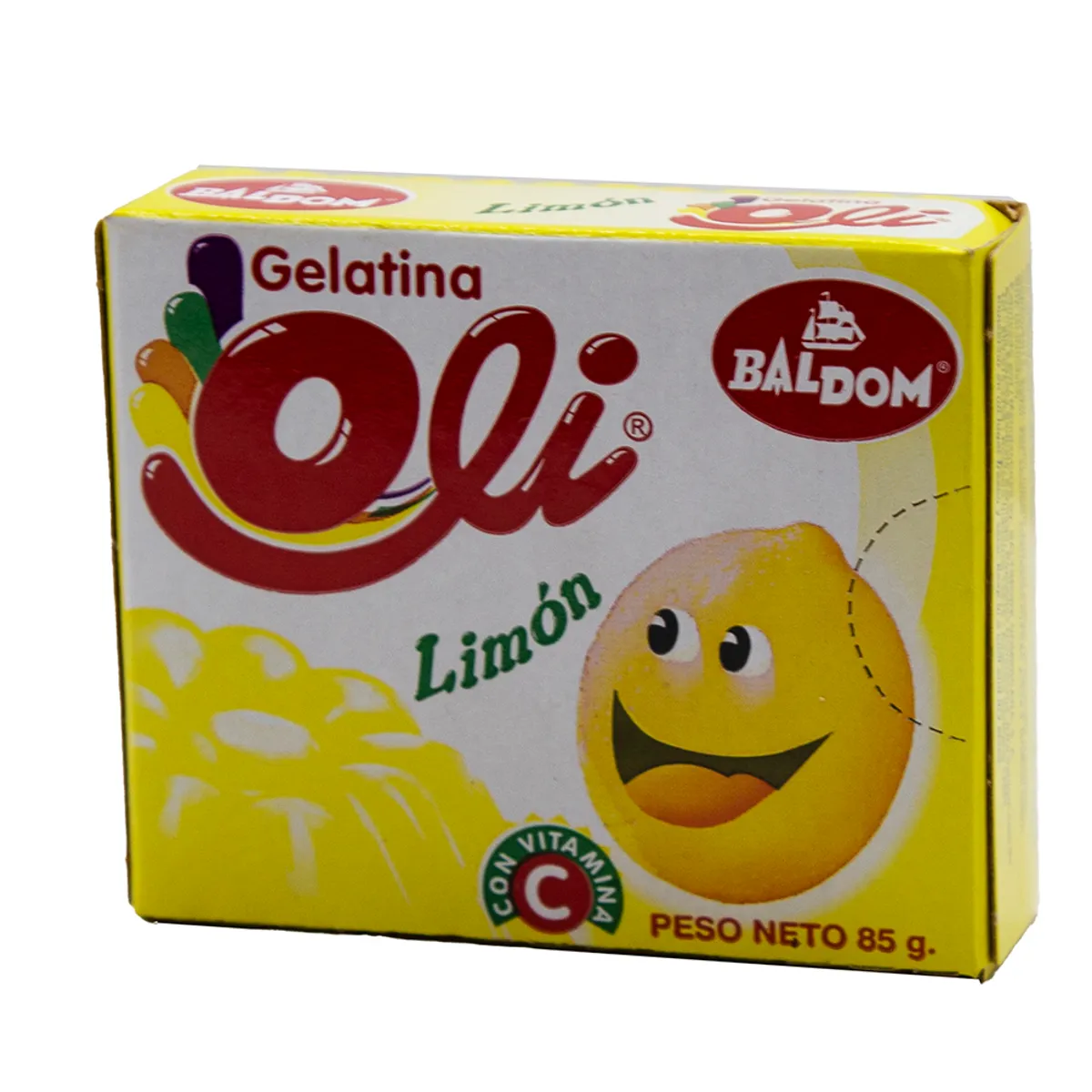 Gelatina de limón, 3 oz, Oli