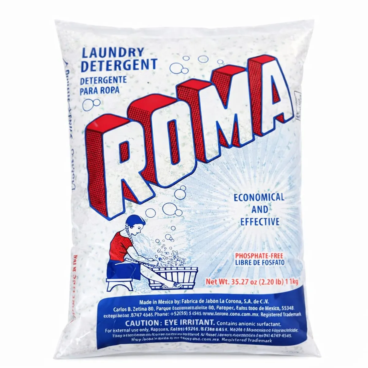 Detergente en polvo, 1 kg, Roma